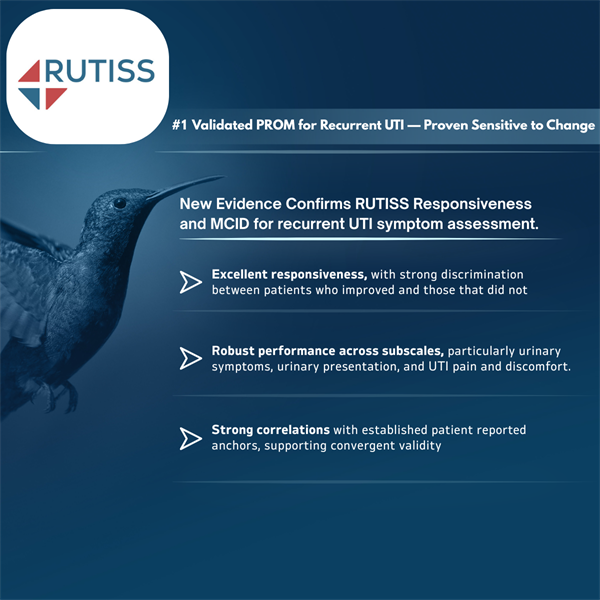 New Study Confirms RUTISS Responsiveness in Recurrent UTI Assessment